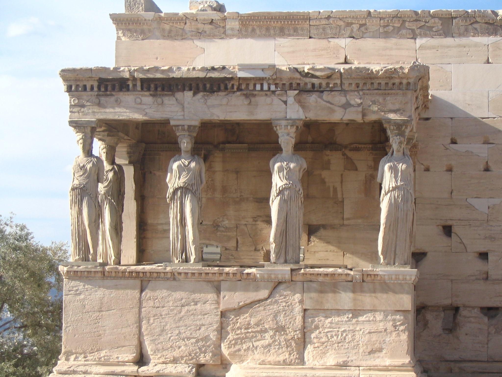 Statues in Greece.