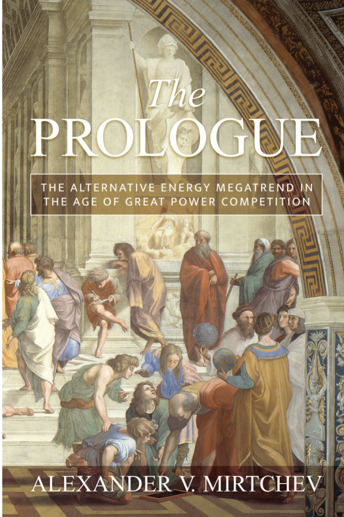 Prologue, the alternative energy megatrend in the age of great power competition, book cover